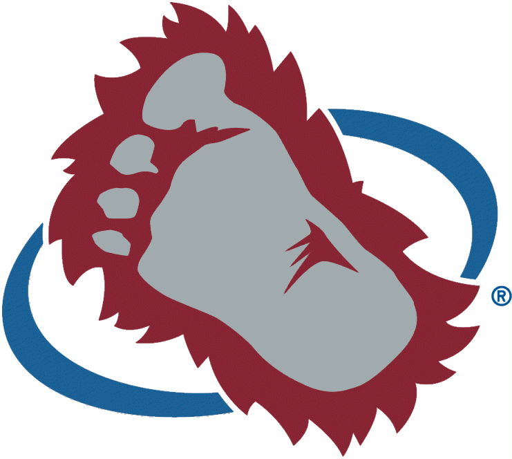 Colorado Avalanche 1995 96-1998 99 Secondary Logo iron on paper